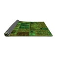 thumbnail image 2 of Ahgly Company Indoor Square Oriental Green Modern Area Rugs, 5' Square, 2 of 4