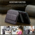 thumbnail image 6 of Compatible for iPhone 7 / 8 / SE 2022 & 2020 Wallet Case,[Support MagSafe Wireless Charging] Back Flip Magnetic Leather Phone Cover with Detachable RFID Blocking Card Holder,Purple, 6 of 12