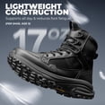 thumbnail image 4 of NORTIV 8 Men’s 8-Inch Tactical Work Boots, Lightweight Breathable Military Combat Boots with Side Zipper, Cushioned, for Hiking, Work & Motorcycle, 4 of 9