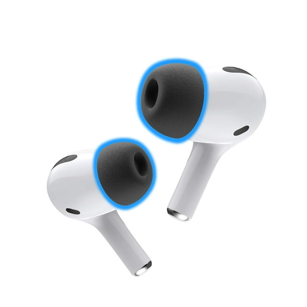Almohadillas viscoelásticas para AirPods Pro de primera y segunda generación, color negro