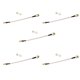 thumbnail image 1 of Cable coaxial RG316 con conector SMA macho a SMA hembra, 4 conectores, 15 cm, 1 of 5