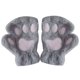 thumbnail image 1 of Sonducket Gato felpa garra guante novedad Halloween toalla medio cubierto mujeres mitones guantes sin dedos guantes y mitones gris Sonducket PS13236-03, 1 of 6