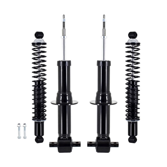 Set of 4 Front Suspension Strut Assembly-Rear Complete Shock Absorber Kit For 2014-2018 GMC Sierra 1500 Monotube Performance Upgrade