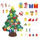 thumbnail image 1 of Inicio Mini Adornos Árbol de Navidad de fieltro para decoración de Navidad colgante para Likrtyny Libre de BPA, 1 of 1