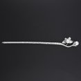 thumbnail image 1 of Pin de moño de horquilla Hugo de perlas de plata antigua para Forma de orquídea, 1 of 10