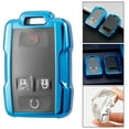 thumbnail image 2 of Tpu Remote Key Fob Case Shell Cover For Chevy For Silverado 2014 2015 2016 2017 2018 Blue, 2 of 9