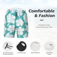 thumbnail image 5 of Lsque Mens Swim Trunks Vintage Floral Pattern - Bathing Suit Compression Liner - Beach Swim Shorts Swimwear - (S-3XL) - Stretch Quick Dry -Large, 5 of 9