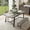 Gray, variant on Senfot Chinese Simple Long Dining Table- MDF Tabletop with Iron Metal Legs- Home Dining Room Furniture- Natural Wood Tone
