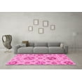 thumbnail image 3 of Ahgly Company Indoor Rectangle Abstract Pink Modern Area Rugs, 5' x 7', 3 of 4