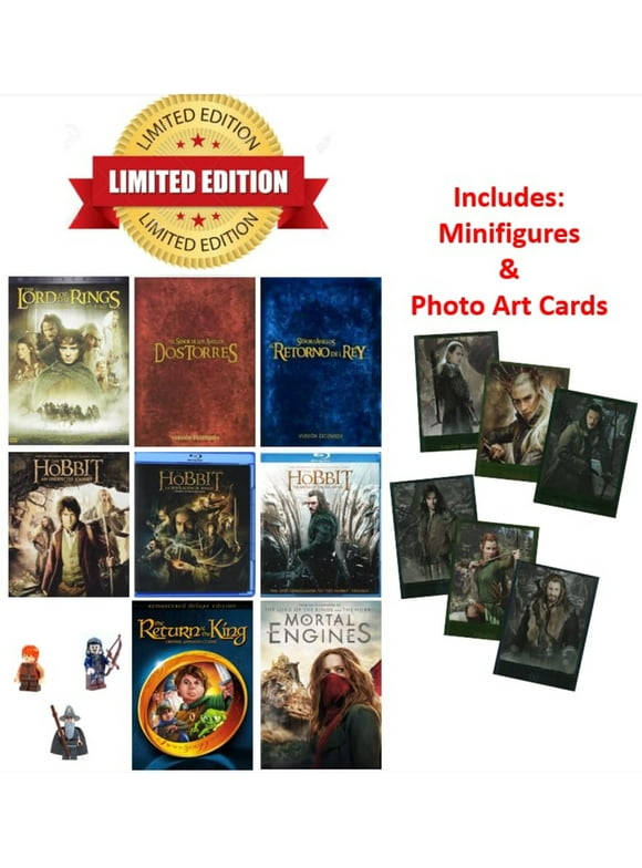 Lord of the Rings & Hobbit Extended & Limited-Edition Collection: Fellowship of the Ring/ Two Towers/ Return of the King/ An Unexpected Journey/ Desolation of Smaug/ Battle of 5 Armies [DVD, 20-Disc]