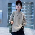 thumbnail image 2 of Sudaderas para niños adolescentes, jersey de algodón de manga larga, ropa coreana, sudaderas informales para primavera y otoño, 8, 10, 12 y 14 años, 2 of 3