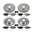 thumbnail image 3 of PowerStop Front and Rear Z23 Evolution Sport Carbon-Fiber Ceramic Brake Pad and Drilled & Slotted Rotor Kit Fits: FORD Select Models K6477, 3 of 10