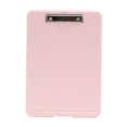 thumbnail image 1 of Jinwen Plastic A4 File Box Document Folder Writing Pad Box Organizer Supply, Pink, 1 of 8