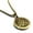 Gold, variant on Stainless Steel Iron Man Round Medallion Pendant Necklace