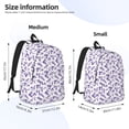 thumbnail image 2 of Fotbe Lavender Flowers Mochila de Lona con Estampado, Mochila Duradera, Mochila Versátil de Alta Calidad, Mochila Compacta Vintage-Small, 2 of 5