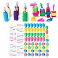 thumbnail image 3 of Fdit Fournitures de Couture, 90 Pcs Pinces en Silicone pour Bobine, Fournitures de Couture en Plastique, 3 of 10