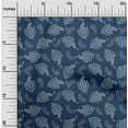 thumbnail image 2 of oneOone Cotton Flex Navy Blue Fabric Asian Paisley Craft Projects Decor Fabric Printed By The Yard 40 Inch Wide, 2 of 4