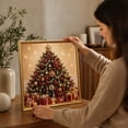 thumbnail image 6 of Christmas DIY Craft Kit Holiday Themed Handmade Wall Art Decor Set with Festive Designs Beginner-Friendly Creative Activity for Adults Families Perfect Holiday Gift, 6 of 7