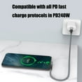 thumbnail image 6 of Yammee 90 Degree USB 4 Cable with 240W Fast Charging,40Gbps Data Transfer and 8K@60Hz Display Video USB4 USB C Data Cable, 6 of 11