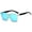 86029 Blue Mirror, variant on OWL Womens Round Sunglasses Black Frame Ladies Designer Sun Glasses