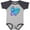 Heather and Navy, variant on Inktastic Suicide Prevention Awareness Purple and Teal Heart Ribbon Boys or Girls Baby Bodysuit