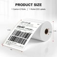 thumbnail image 3 of NefLaca 4x6 Shipping Labels, Direct Thermal Labels, 2 Rolls-220 Labels per Roll, Compatible with Dymo Labelwriter 4xl Thermal Printer Labels, 3 of 9