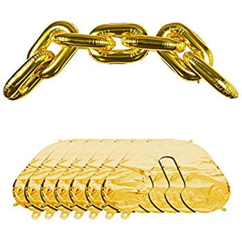 7 Pack Of 40 Inch Giant Chain Balloon Links 80s 90s Party