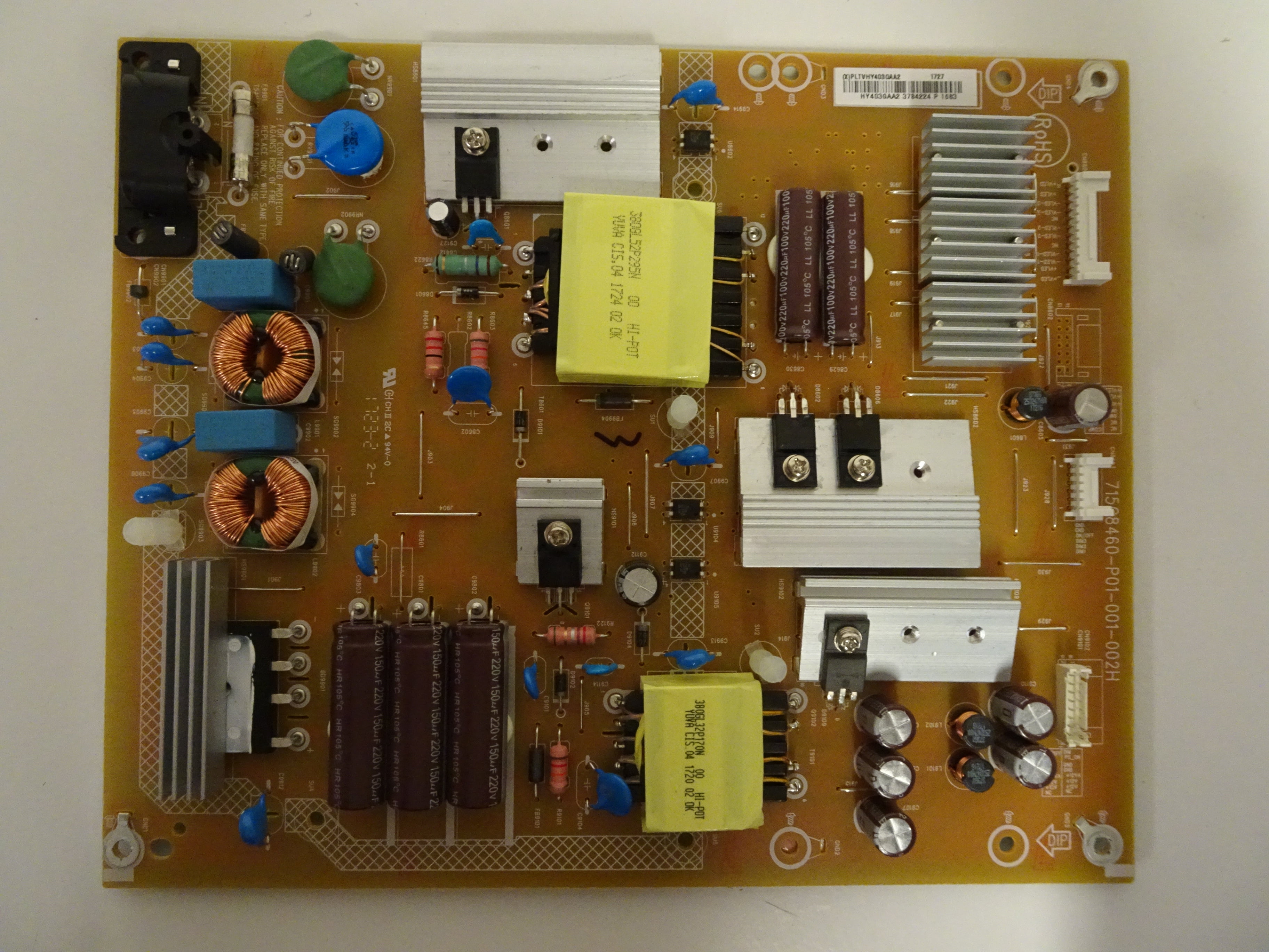 Vizio D50E1 E50E1 Power Supply (715G8460P01001002H) PLTVHY403GAA2