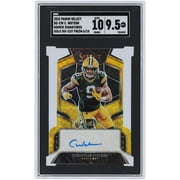 Christian Watson Green Bay Packers Autographed 2022 Panini Select Gold Prizm #RS-CW #6/10 SGC Authenticated 9.5/10 Rookie Card - Fanatics Authentic Certified