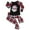 Black-Kids, variant on Odeerbi Christmas Pajamas for Family Holiday Plaid Long Sleeve Family Christmas Pajamas Matching Sets Infant Print Parent-child Suit Two-Piece Sleepwear Xmas Family Matching PJs Set Black