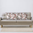 thumbnail image 7 of KLL Paisley Floral Pattern Long Body Pillow Cover,20x60 Body Pillow Cases,Soft Brushed Microfiber Invisible Zipper Design-Pillow core not included, 7 of 7