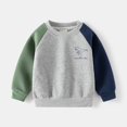 thumbnail image 6 of YunPes Toddler Boys Clothes Sets Little Boy Clothing Long Sleeve Pullover Jogger Pants Kids 2 Pieces Outfits 6 Month Old Baby Clothes, 6 of 8