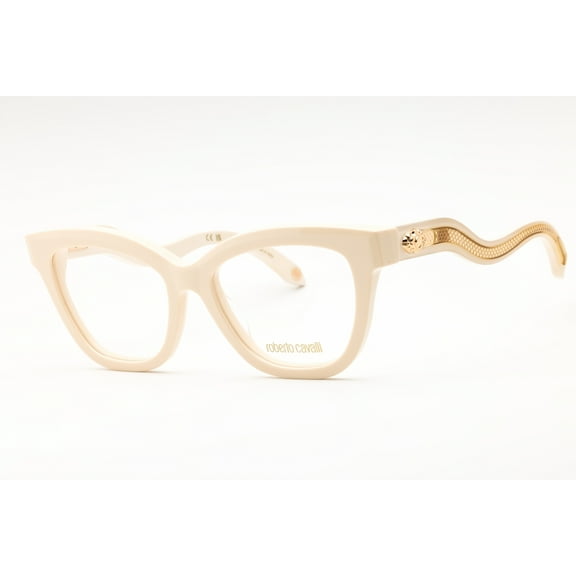 Roberto Cavalli VRC072 09X7 Women's Shiny Beige Frame Eyeglasses
