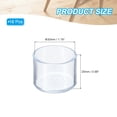 thumbnail image 2 of Uxcell Rubber Chair Leg Caps 3/16" Furniture Feet Ferrule Caps Stoppers Non-Slip Table Leg Tip Protectors Transparent 16 Pcs, 2 of 7