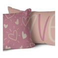 thumbnail image 3 of Almohada Jumbo Reversible Way To Celebrate Body corazones 120 cm x 50 cm rosa, 3 of 4