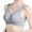 Gray, variant on Juslio Minimizer Bras for Women Athletic Lace Wirefree Solid Vest Breasted Bra