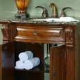 thumbnail image 3 of Silkroad Exclusive Traditional Baltic Brown Granite Bathroom Vanity- Single Sink - 33 in. Wide, 3 of 6