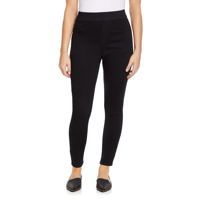 Vaqueros Jegging Nine West, listos para usar en un solo paso, para mujer, color negro
