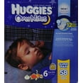 thumbnail image 2 of HUGGIES OverNites Diapers, Super Pak, (Choose Your Size), 2 of 4