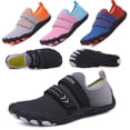 thumbnail image 3 of Qarigey Zapatos de agua transpirables para caminar en la playa, zapatillas de deporte para caminar en cuclillas, zapatillas deportivas a prueba Calzado Rosa Talla 38, 3 of 6