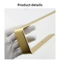 thumbnail image 3 of Bathroom Self Adhesive Towel Rack, 15.5 Inch No Punch Toilet Kitchen Self Adhesive Towel Bar Gold, 3 of 4