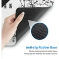 thumbnail image 5 of Black White Cherry Blossom Mouse Pad Japanese Sakura Death Life Extended Desk Mat 80X30 cm Non-Slip Rubber Base Stitched Edge Large XL Playmat&nbsp;for Gaming Laptop Computer PC Desktop,31.5×11.8 Inch, 5 of 6
