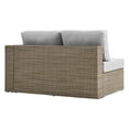 thumbnail image 4 of Modway Convene Outdoor Right-Arm Synthetic Rattan Loveseat in Cappuccino/Gray, 4 of 9
