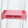 thumbnail image 3 of 1Pc Creative Monitor Shelf Multifunction Display Riser Rack Creative Storage Bracket for Home Office Desktop (Pink), 3 of 6