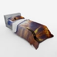 thumbnail image 2 of Ambesonne Nautical Bedding Set 3 Pcs, Romantic Honeymoon, Twin, Marigold Bluegrey, 2 of 2