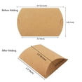 thumbnail image 2 of Caja de dulces tipo almohada TUNC 50 piezas 9*6*2.5 cm con cuerda de yute, 2 of 5