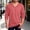 Watermelon Red, variant on OGLCCG Men's and Big Men's Long Sleeve Shirts Casual V-Neck Athletic T Shirts Solid Color Basic Stretch Tee Shirts M-5XL
