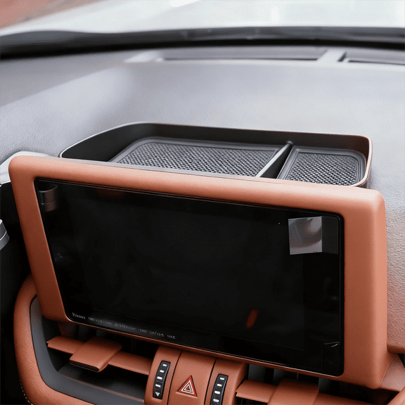 Heavy-Duty Anti-Slip Dashboard Tray Open Front Design Car Organizer Accessory