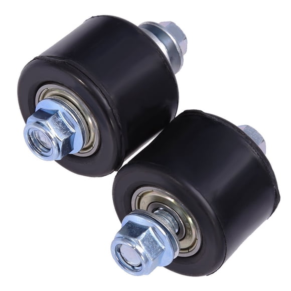 Juego de guía de rodillos de cadena negra inferior compatible con Yamaha YFZ 350 Banshee 1987-2006