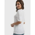 thumbnail image 4 of Women's V Neck T Shirts Basic Summer Tees Casual Half Sleeve Tops, 4 of 4